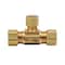 Thrifco Plumbing No. 64 3/8 Inch x 1/4 Inch Lead-Free Brass Compression Tee 9464012 - alternate 2